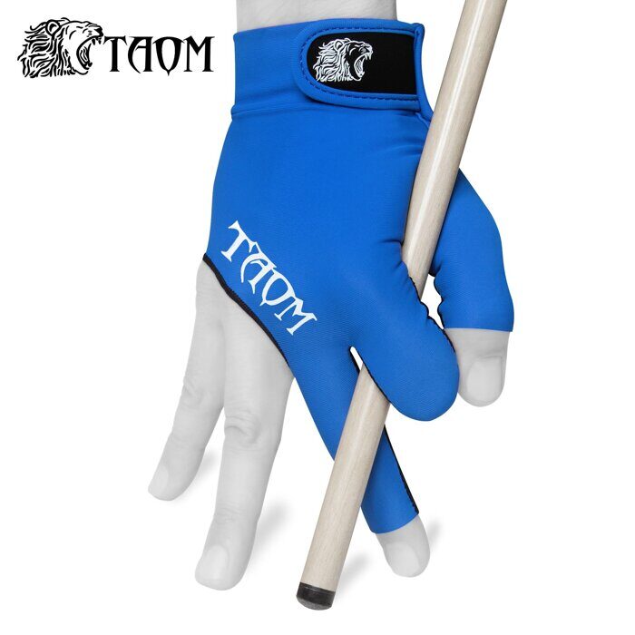 Перчатка бильярдная Taom Midas Billiard Glove, синяя, правая, M
